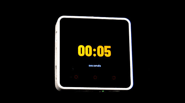 Adjusting WonderTimer settings in the companion mobile app.